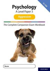 The Complete Companions for AQA Fourth Edition: 16-18: AQA Psychology a Level: Paper 3 Exam Workbook: Aggression (The Complete Companions for Aqa Fourth Edition)