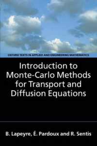 Introduction to Monte-Carlo Methods for Transport and Diffusion Equations (Oxford Texts in Applied and Engineering Mathematics)