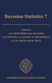 ベイズ統計学７<br>Bayesian Statistics 7 : Proceedings of the Seventh Valencia International Meeting