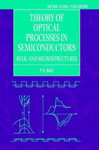 Theory of Optical Processes in Semiconductors : Bulk and Microstructures (Series on Semiconductor Science and Technology)