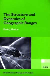 The Structure and Dynamics of Geographic Ranges (Oxford Series in Ecology and Evolution)