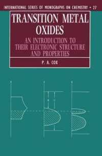 Transition Metal Oxides : An Introduction to their Electronic Structure and Properties (International Series of Monographs on Chemistry)