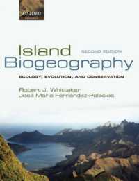 島の生物地理学（第２版）<br>Island Biogeography : Ecology, Evolution, and Conservation （2ND）