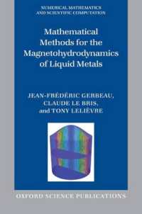 Mathematical Methods for the Magnetohydrodynamics of Liquid Metals (Numerical Mathematics and Scientific Computation)