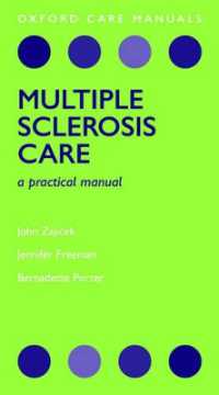 Multiple Sclerosis Care - a Practical Manual (Oxford Care Manuals)