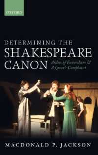 Determining the Shakespeare Canon : Arden of Faversham and a Lover's Complaint
