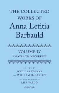 The Collected Works of Anna Letitia Barbauld: Volume 4 : Essays and Discourses (Collected Works of Anna Letitia Barbauld)