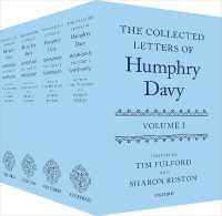 ハンフリー・デーヴィ書簡集（全４巻）<br>The Collected Letters of Sir Humphry Davy