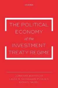 投資条約体制の政治経済学<br>The Political Economy of the Investment Treaty Regime