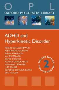 ADHD and Hyperkinetic Disorder (Oxford Psychiatry Library) （2ND）