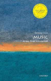 ニコラス・クック『音楽とは：ニコラス・クックが語る５つの視点』（原書）<br>Music : A Very Short Introduction (Very Short Introductions) （2ND）
