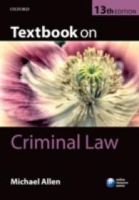 英国刑法テキスト（第１３版）<br>Textbook on Criminal Law （13TH）