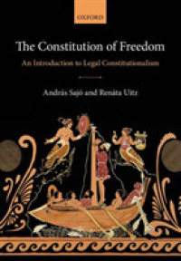 立憲主義の法入門<br>The Constitution of Freedom : An Introduction to Legal Constitutionalism