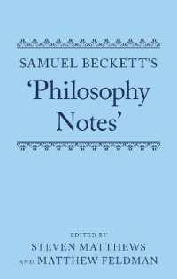 ベケットの「哲学ノート」<br>Samuel Beckett's 'Philosophy Notes'