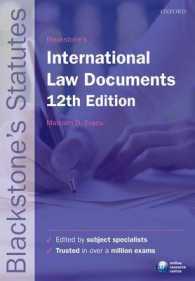 Blackstone's International Law Documents (Blackstone's Statutes) （12TH）