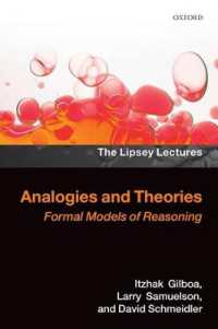 Analogies and Theories : Formal Models of Reasoning (Lipsey Lectures)