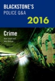 Crime 2016 (Blackstone's Police Q&a)