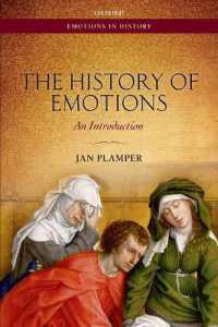 感情の歴史：入門（英訳）<br>The History of Emotions : An Introduction (Emotions in History)