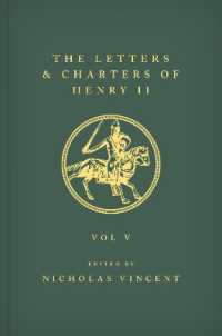 The Letters and Charters of Henry II, King of England 1154-1189 the Letters and Charters of Henry II, King of England 1154-1189 : Volume V