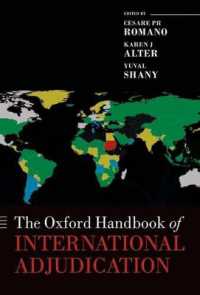 The Oxford Handbook of International Adjudication (Oxford Handbooks)