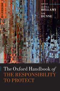 オックスフォード版　保護する責任（R2P）ハンドブック<br>The Oxford Handbook of the Responsibility to Protect (Oxford Handbooks)