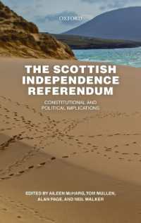 スコットランド独立住民投票：憲法と政治にとっての含意<br>The Scottish Independence Referendum : Constitutional and Political Implications