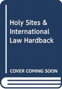 Holy Sites & International Law Hardback -- Hardback