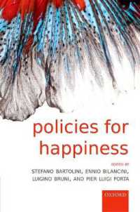 幸福のための政策措置<br>Policies for Happiness