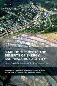 Sharing the Costs and Benefits of Energy and Resource Activity : Legal Change and Impact on Communities