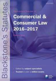 Blackstone's Statutes on Commercial & Consumer Law 2016-2017 (Blackstone's Statute Series)