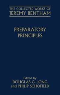 Preparatory Principles (The Collected Works of Jeremy Bentham)