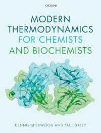 化学・生化学のための最新熱力学（第２版）<br>Modern Thermodynamics for Chemists and Biochemists