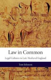 Law in Common : Legal Cultures in Late-Medieval England