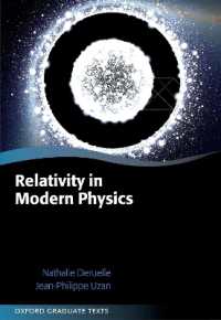 相対性と現代物理学（テキスト）<br>Relativity in Modern Physics (Oxford Graduate Texts)