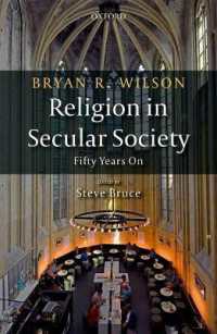 世俗社会の宗教（復刊）<br>Religion in Secular Society : Fifty Years on