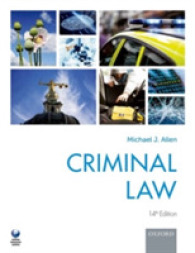 英国刑法テキスト（第１４版）<br>Criminal Law （14TH）
