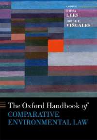 The Oxford Handbook of Comparative Environmental Law (Oxford Handbooks)