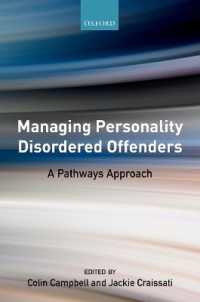 Managing Personality Disordered Offenders : A Pathways Approach