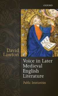 Voice in Later Medieval English Literature : Public Interiorities