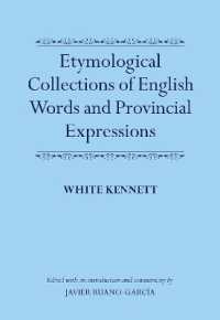 Etymological Collections of English Words and Provincial Expressions