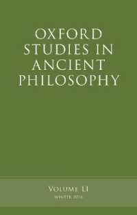 Oxford Studies in Ancient Philosophy, Volume 51 (Oxford Studies in Ancient Philosophy)