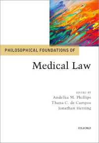 医事法の哲学的基盤<br>Philosophical Foundations of Medical Law
