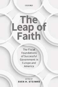 成功する政府の財政基盤<br>The Leap of Faith : The Fiscal Foundations of Successful Government in Europe and America