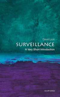 Ｄ．ライアン著／VSI監視<br>Surveillance: a Very Short Introduction (Very Short Introductions)