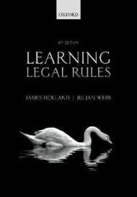 Learning Legal Rules : A Students' Guide to Legal Method and Reasoning