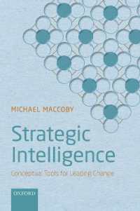 リーダーのための戦略的インテリジェンス<br>Strategic Intelligence : Conceptual Tools for Leading Change