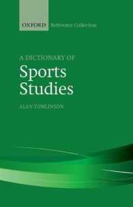 A Dictionary of Sports Studies (The Oxford Reference Collection)