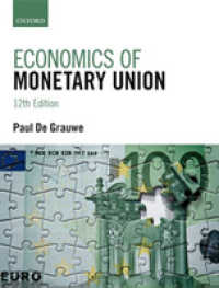 『通貨同盟の経済学』（原書）第１２版<br>Economics of Monetary Union （12TH）