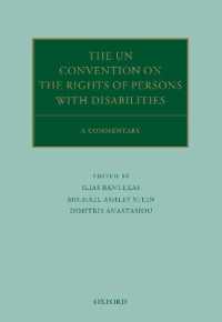 The UN Convention on the Rights of Persons with Disabilities : A Commentary (Oxford Commentaries on International Law)
