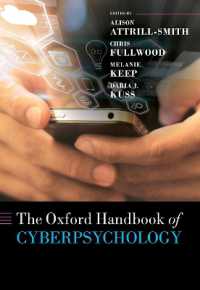 オックスフォード版　サイバー心理学ハンドブック<br>The Oxford Handbook of Cyberpsychology (Oxford Library of Psychology)